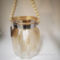 Чайная световая жемчужная оболочка стиль стеклянная ваза